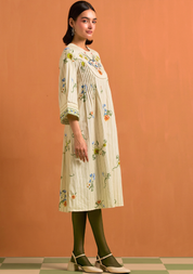 Verdant Yoke Dres