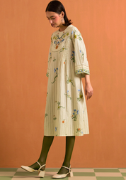 Verdant Yoke Dres