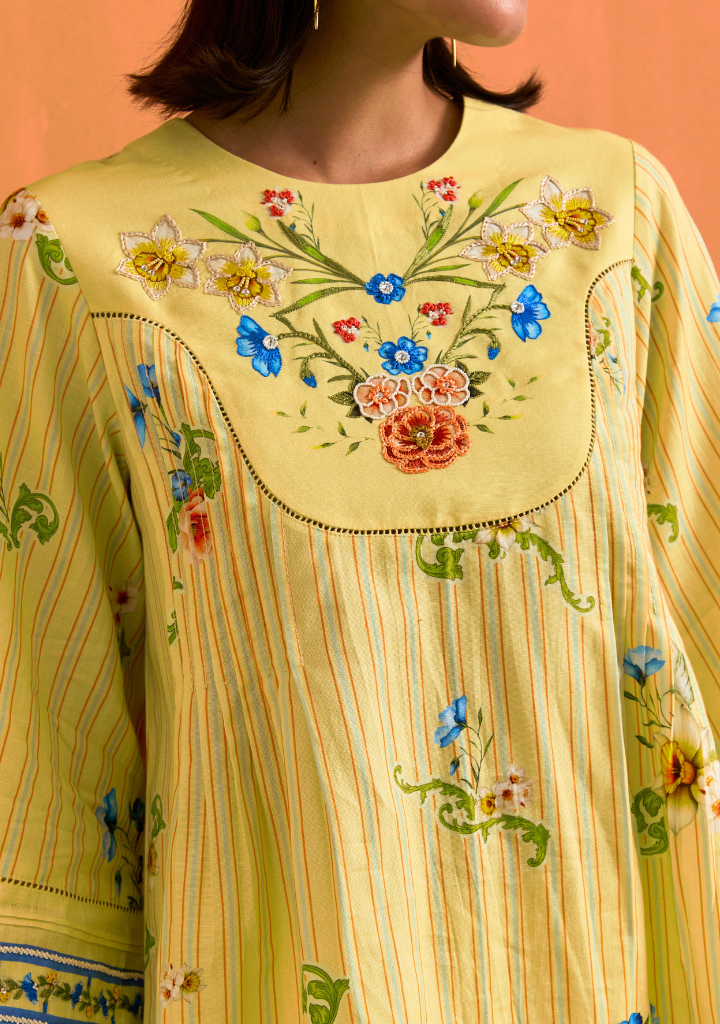 Verdant Yoke Top Set