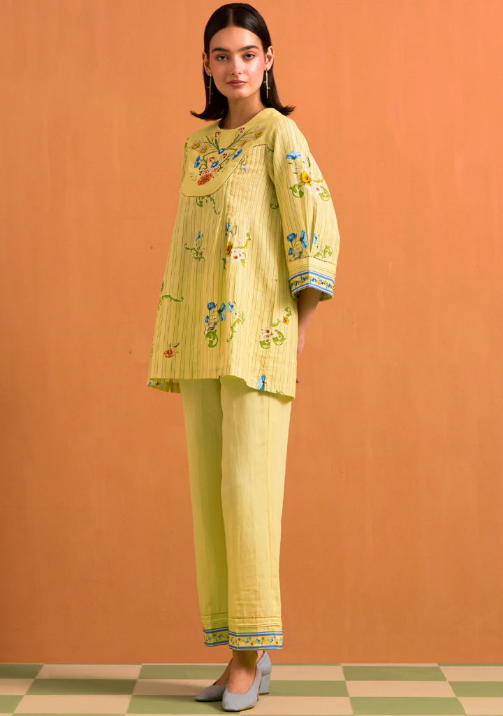 Verdant Yoke Top Set