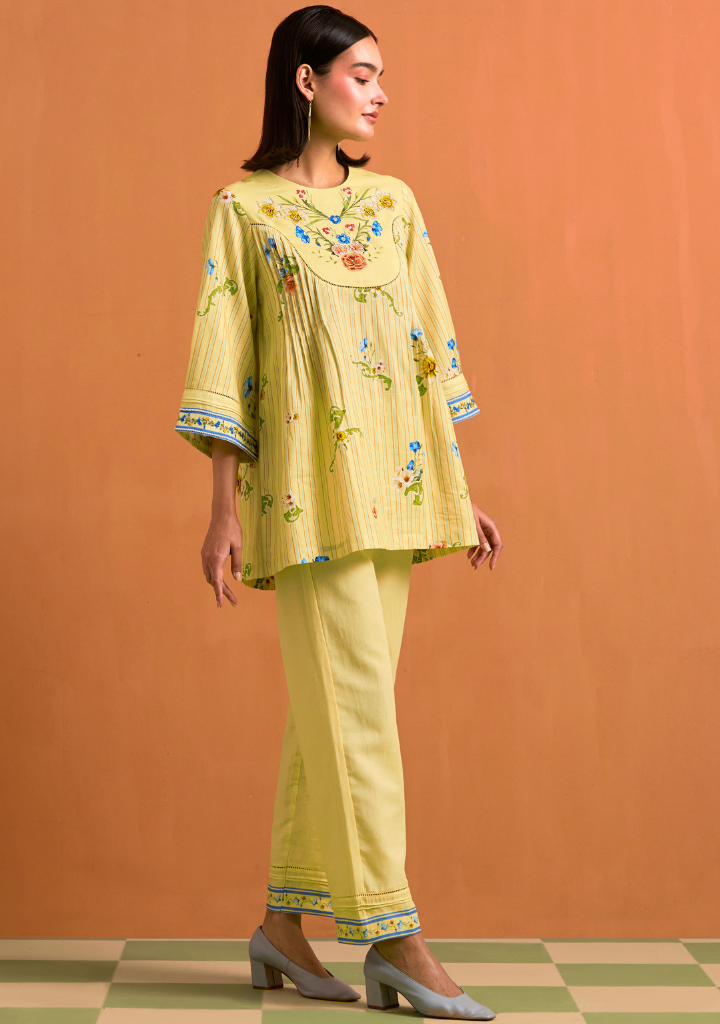 Verdant Yoke Top Set