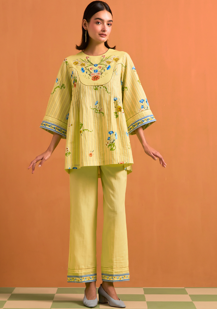 Verdant Yoke Top Set