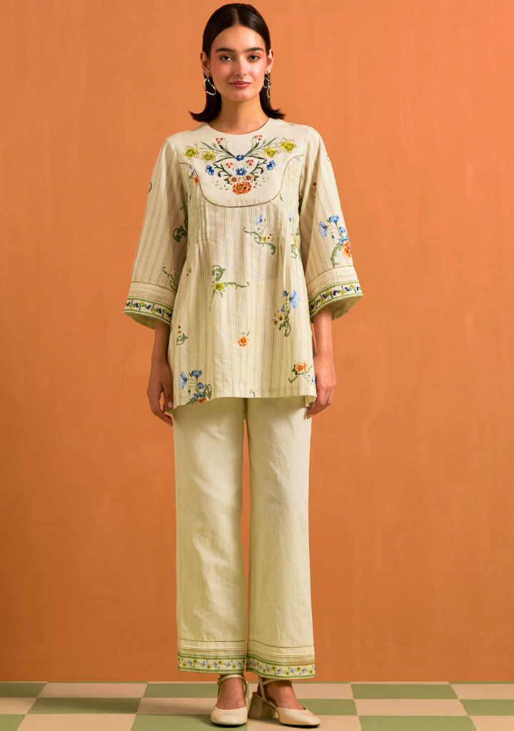 Verdant Yoke Top Set