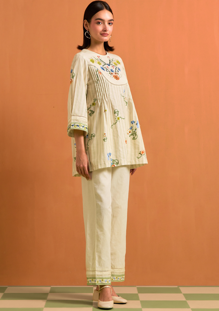 Verdant Yoke Top Set
