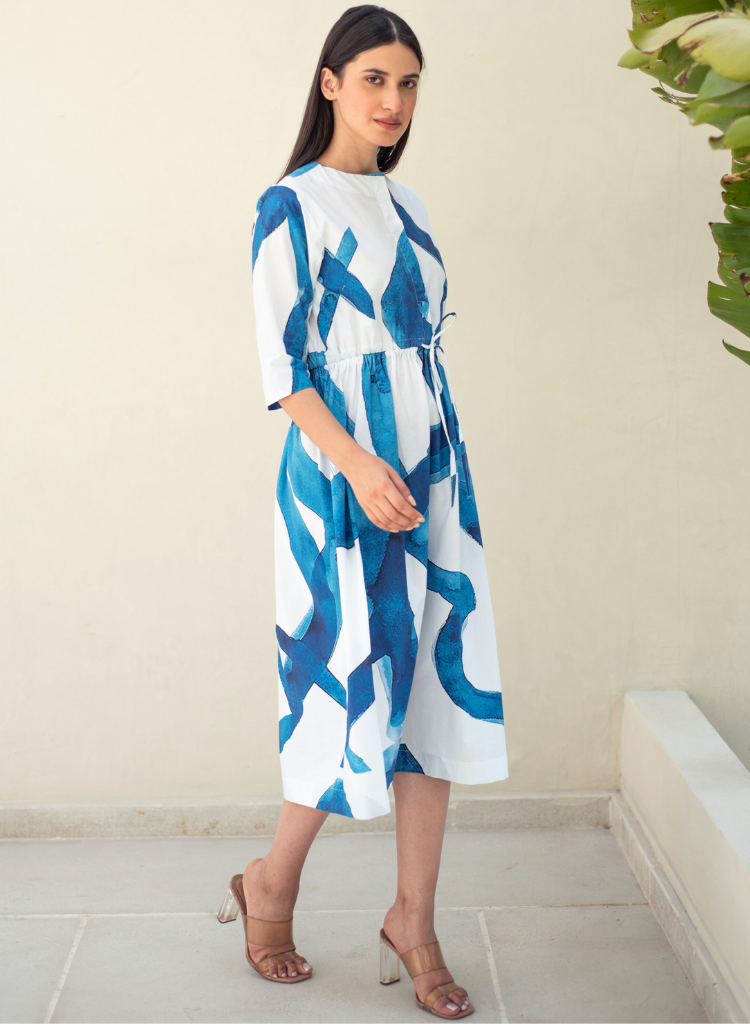 Verona Drawstring Dress