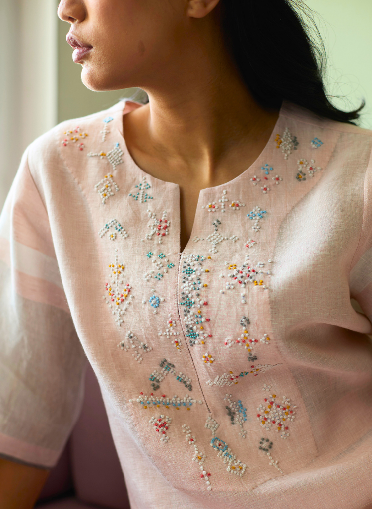 Vira Hand-Emboidered Kurta Set