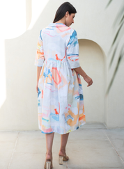 Voila Cuban Collar Dress