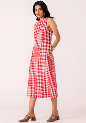 Waltz Checkered Dress