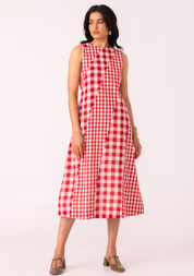 Waltz Checkered Dress