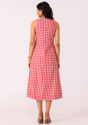 Waltz Checkered Dress