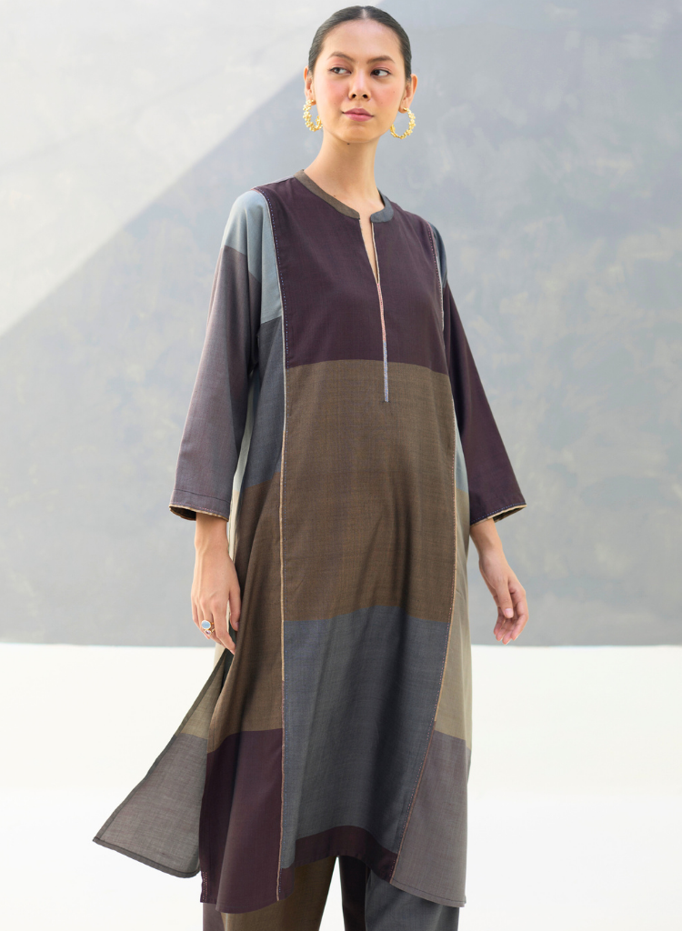 Warda Angrakha Dupatta Set