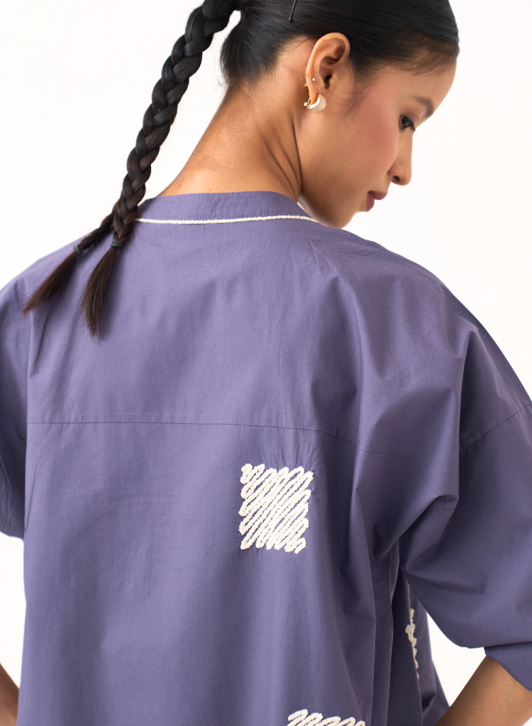 Wave Emb Top Set