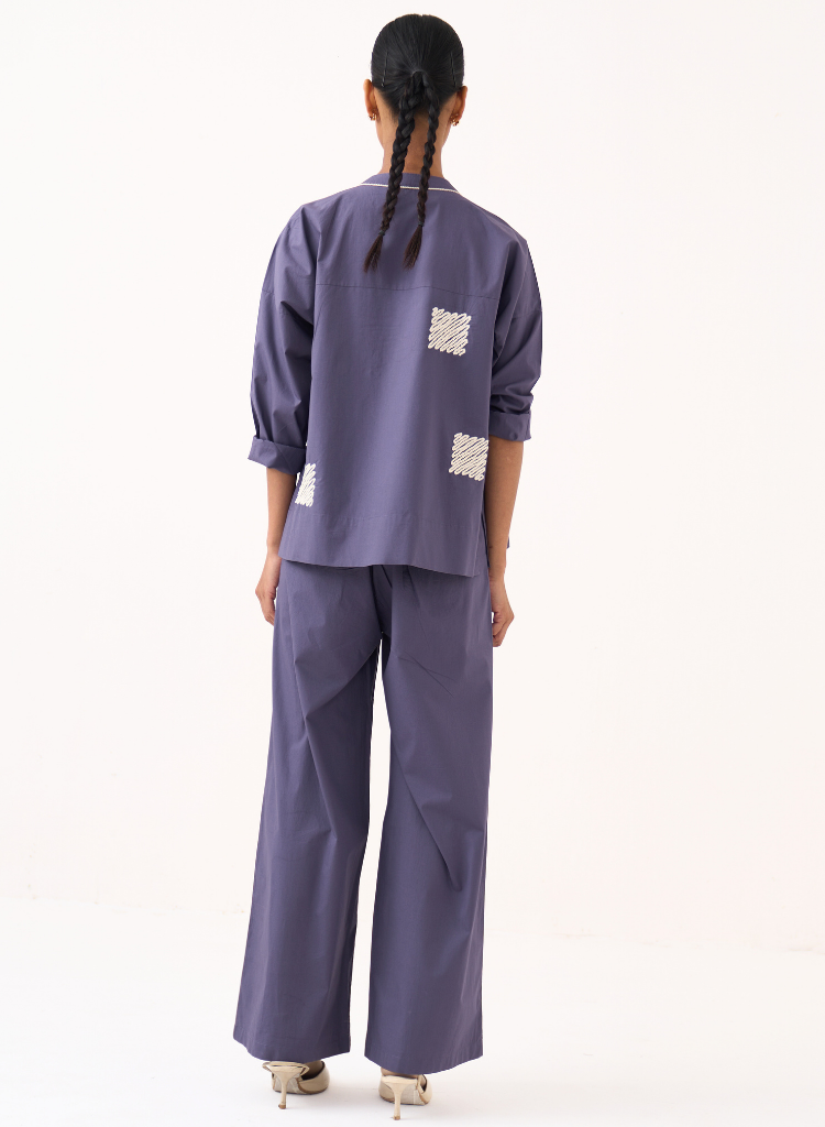 Wave Emb Top Set