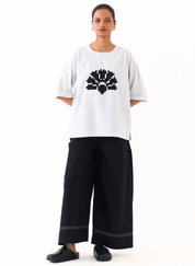 Wave Embroidered Set