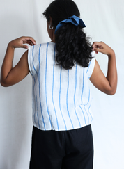 Waves Linen Vest