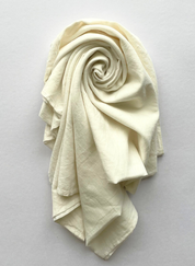 White Cotton Scarf