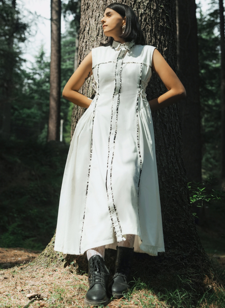 White Orbit Dress