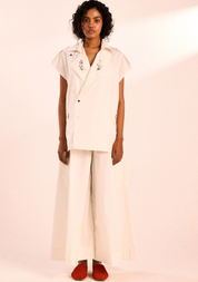 White Rose Pants