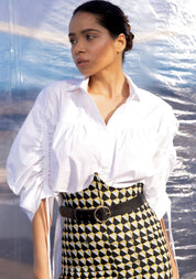 White String Shirt Top