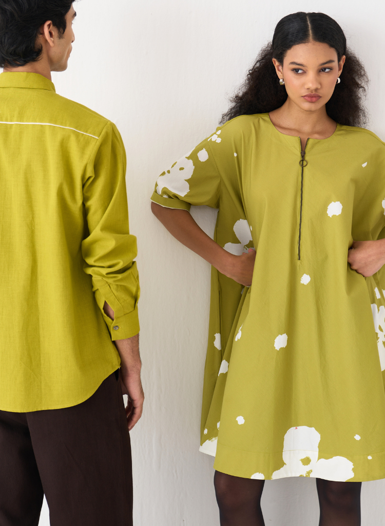 Wide Hem Floral Dress