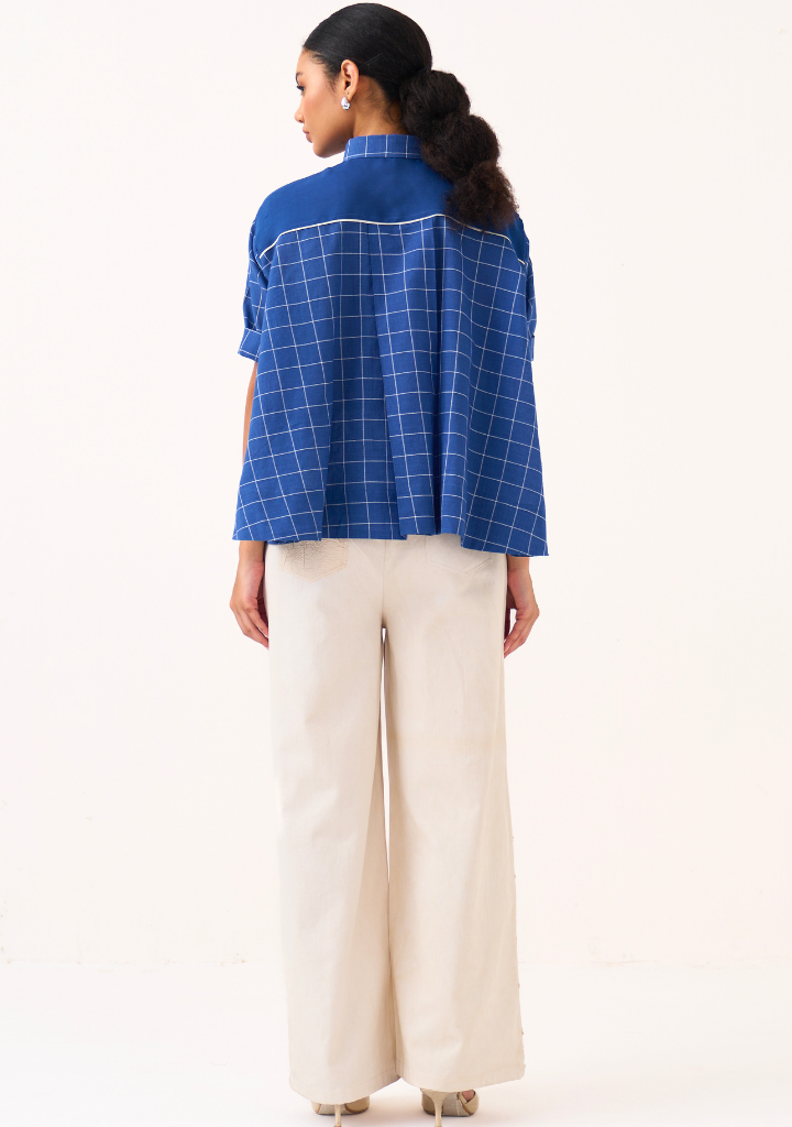 Wide Hem Shirt Set