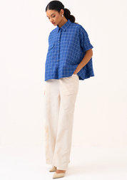 Wide Hem Shirt Set