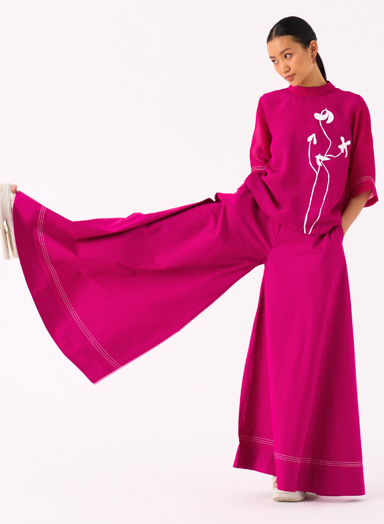 Wide Leg Broad Bottoms