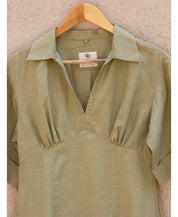 Wide Sleeve Midi Dress