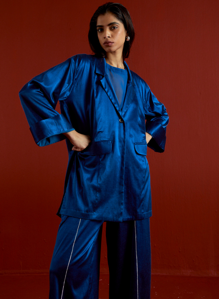 Wide Sleeve Jacket Set