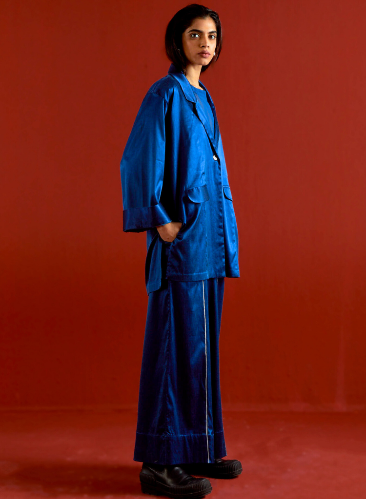 Wide Sleeve Jacket Set