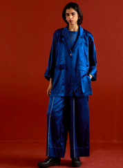 Wide Sleeve Jacket Set