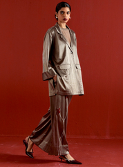 Wide Sleeve Jacket Set