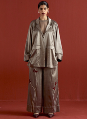 Wide Sleeve Jacket Set