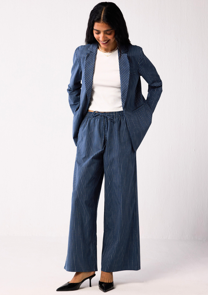 Wide Leg Drawstring Pants