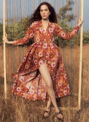 Wild Grace Wrap Dress