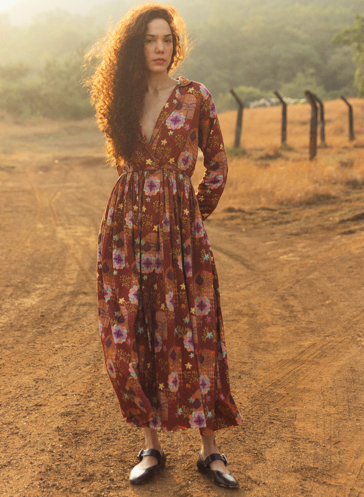 Wild Grace Wrap Dress