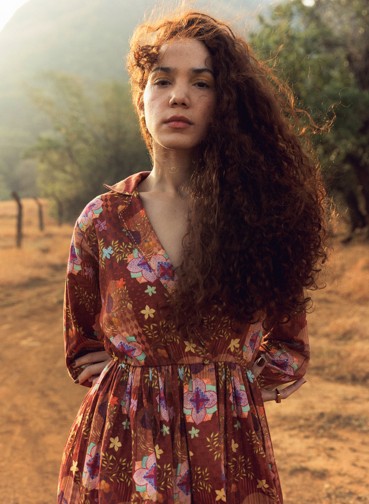 Wild Grace Wrap Dress