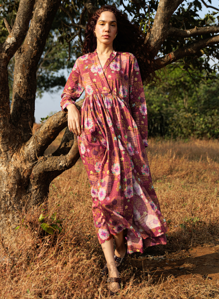 Wild Grace Wrap Dress