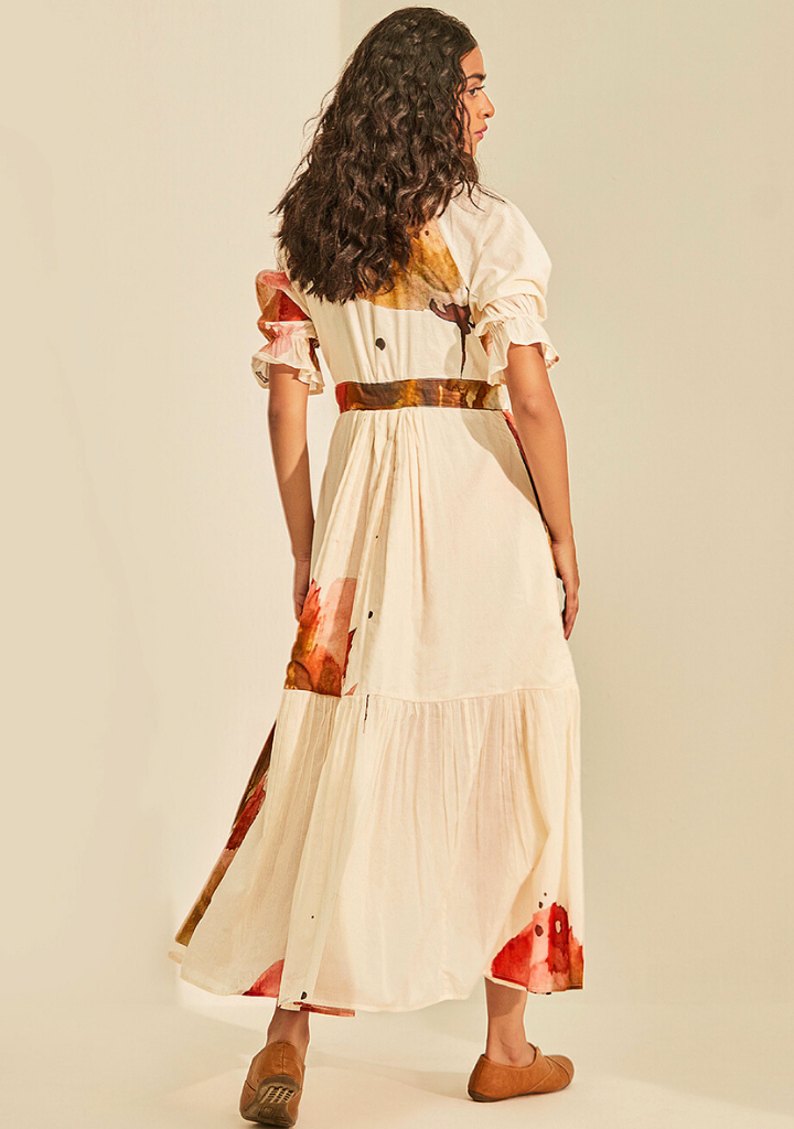 Wild Poppy Wrap Dress