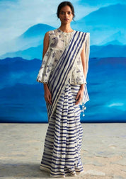 Willow Stripe Saree