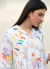 Wilmar Cuban Collar Dress