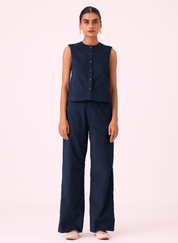 Wotton Needlecord Top