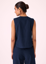 Wotton Needlecord Top