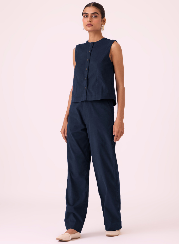 Wotton Needlecord Top