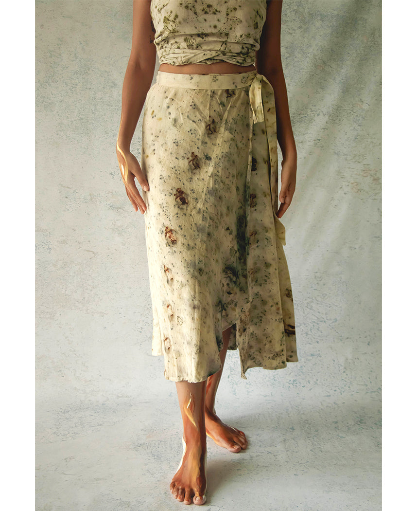 Wrap Midi Skirt Set