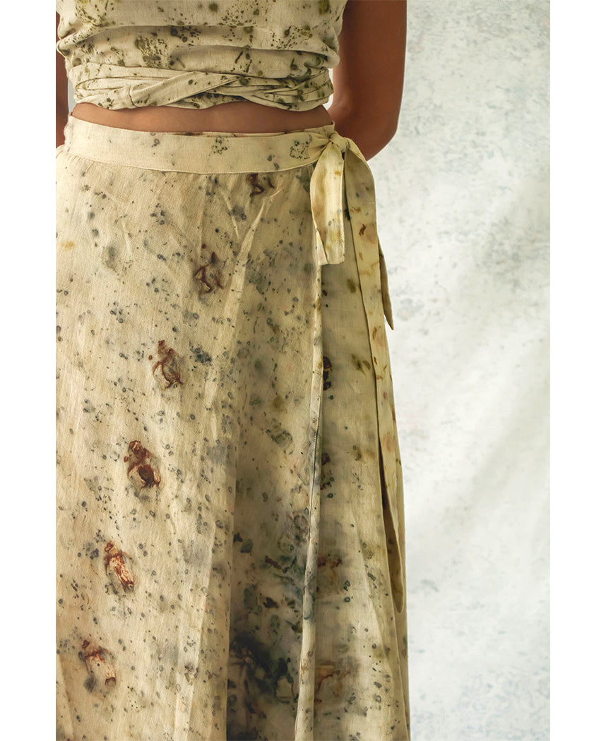 Wrap Midi Skirt Set