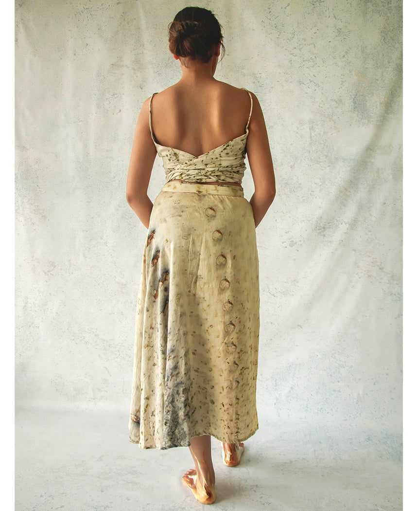 Wrap Midi Skirt Set