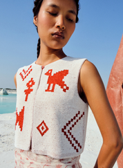 Wuna Beaded Vest