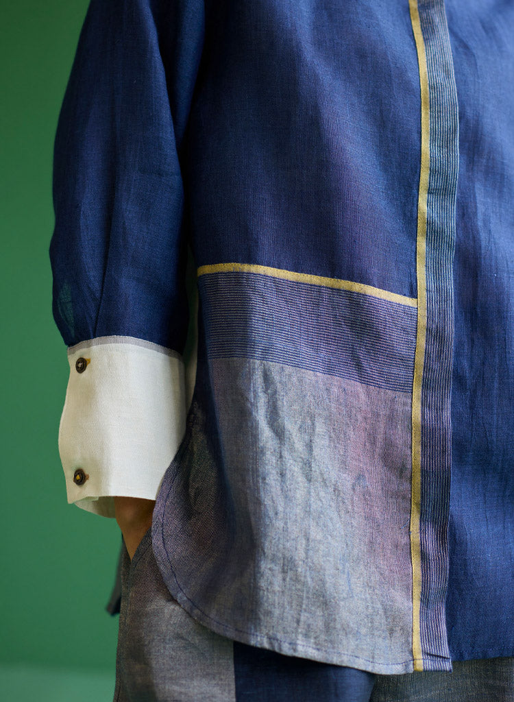 Yang Colour Blocked Shirt