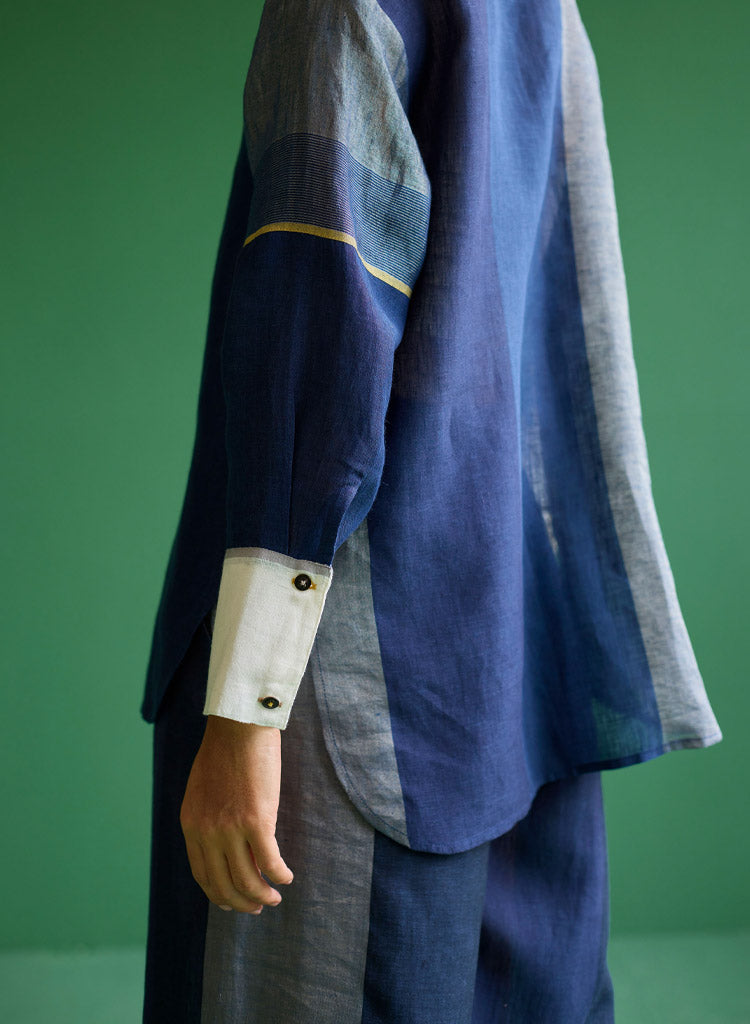 Yang Colour Blocked Shirt